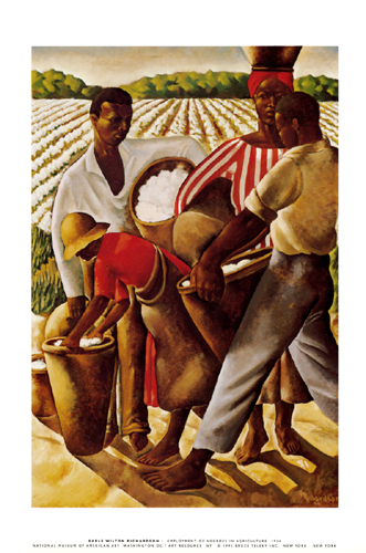 Employment of Negroes in Agriculture, 1934 (AKA: Cotton Pickers)