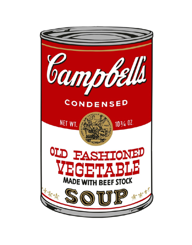 Campbell's Soup Series II, Old Fashioned Vegetable, 1968