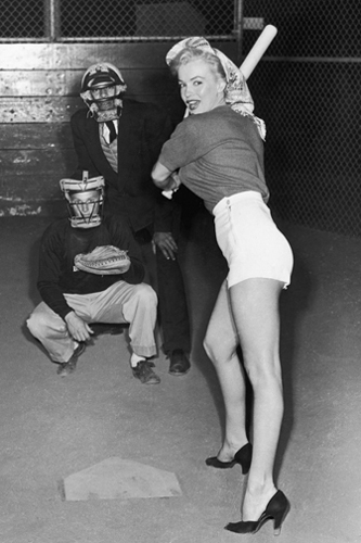 Marilyn Monroe: Batting Practice