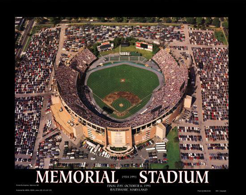 Memorial Stadium, 1st Ravens Game - Baltimore, Maryland