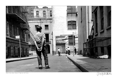 Minetta Street Games, Manhattan, New York, 1955