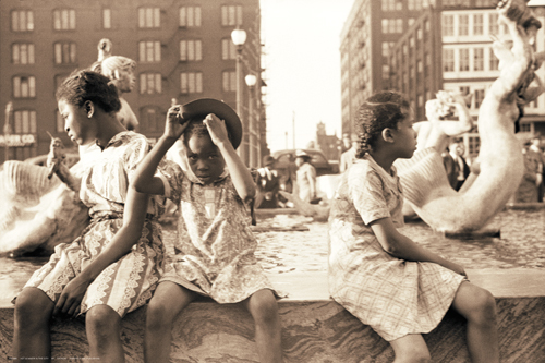 Hot Summer in the City, 1940 (sepia)