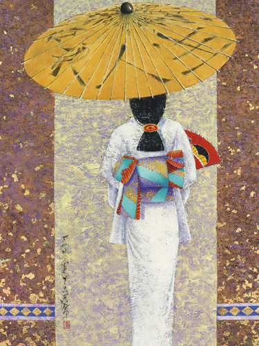 Girl in Kimono I