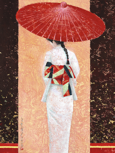 Girl in Kimono II
