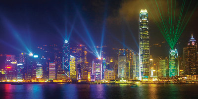Victoria Harbour by Night
