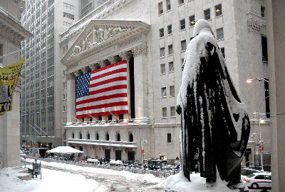 New York Stock Exchange & George Washington Statue, 2006