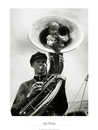 Young Trumpeter in Tuba, New York, 1940