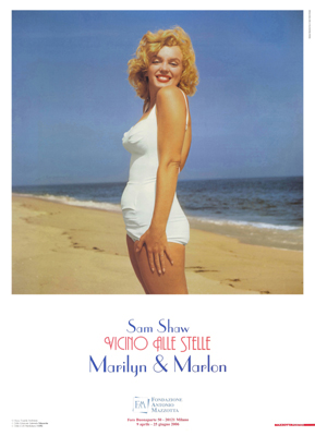 Marilyn Monroe, Amagansett, NY, 1957 (Marilyn & Marlon Exhibition Poster, 2006)