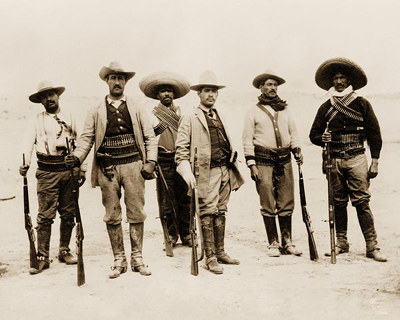 General Emilio Campa and Staff, Mexican Revolution, 1912
