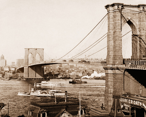 Brooklyn Bridge, New York, 1901