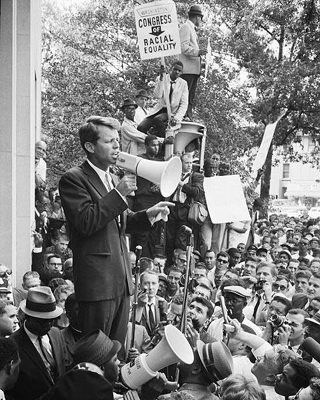 Robert F. Kennedy at Civil Rights Demonstration, Washington DC, 1963