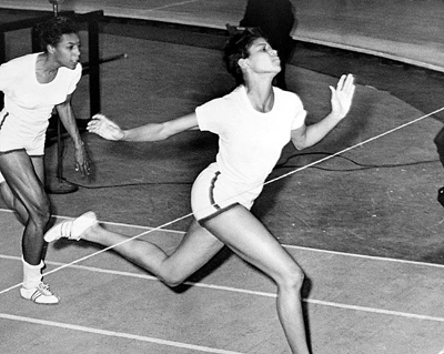 Olympic Champion Wilma Rudolph, Madison Square Garden, NYC, 1961