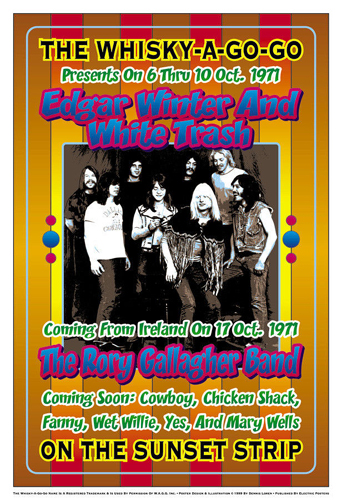 Edgar Winter and White Trash, 1971: Whisky-A-Go-Go, Los Angeles