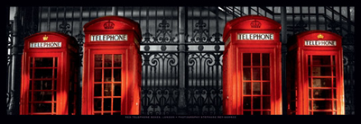 Red Telephone Boxes, London