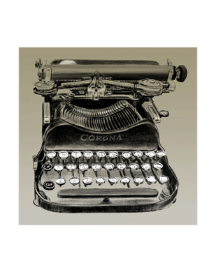 Vintage Typewriter, Corona