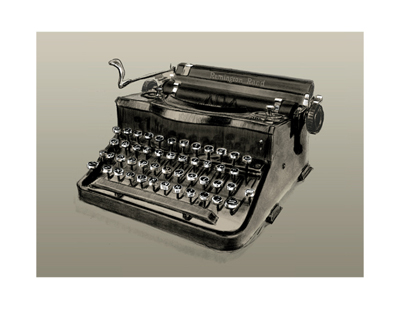 Vintage Typewriter, Remington Rand