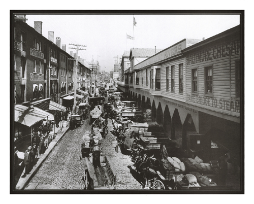 Light Street Looking North, Baltimore, 1906