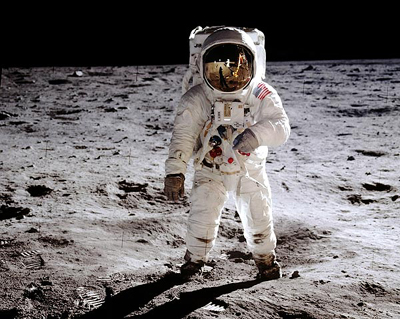 Apollo 11 Astronaut Buzz Aldrin on the Moon, July 20, 1969