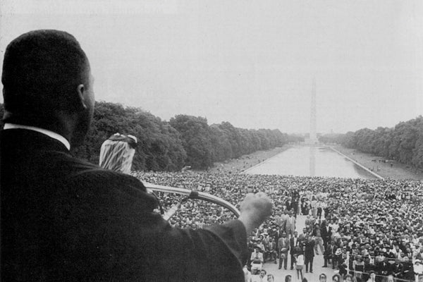 MLK, March on Washington DC Art Print by Anon