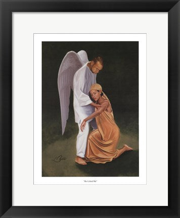 Framed Art He Lifted Me by Henry Lee Battle | 16 x 12
