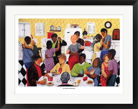 Framed Art Pay the Rent Quarter Party by Annie Lee | 19 x 26
