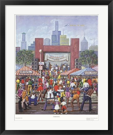 Framed Art Summer Festival by Melvin King | 26 1/4 x 21 1/8
