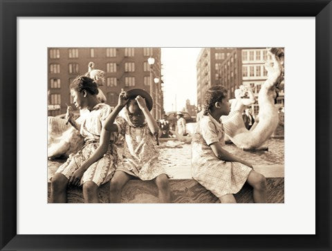 Framed Art Hot Summer in the City, 1940 by John Vachon | 12 x 18