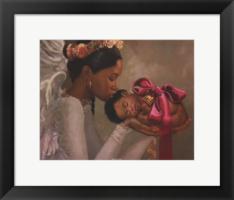 Framed Art Heaven Sent (Girl) by Henry Lee Battle | 11 x 14