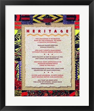 Framed Art Heritage 20 x 16