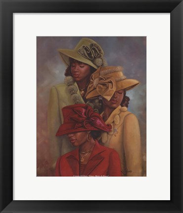 Framed Art Crowns of Glory: Grace, Mercy & Peace by Henry Lee Battle