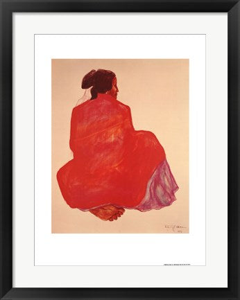 Framed Art Angelina II by R.C. Gorman | 24 x 18