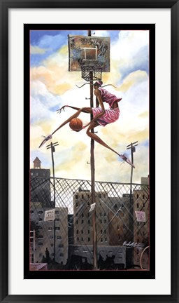 Framed Art Queen B by Frank Morrison | 39 x 20 1/2