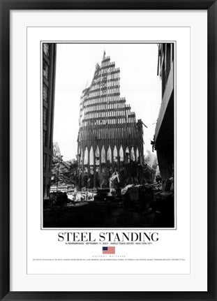 Framed Art Steel Standing (2011 Commemorative Edition) by Anthony Whitaker
