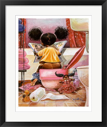 Framed Art Crossword Puzzle by Frank Morrison | 22 ½ x 18