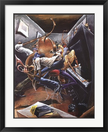 Framed Art Rent Party by Frank Morrison | 28 x 22