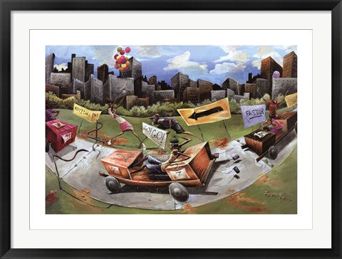 Framed Art Finish Line by Frank Morrison | 24 x 34