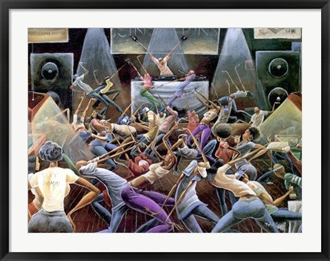 Framed Art Jump Off by Frank Morrison | 27 1/4 x 36