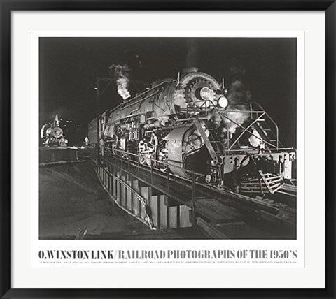 Framed Art Shaffer's Crossing, April 16, 1955, Roanoke, Virginia by O. Winston...