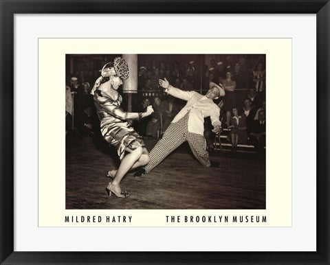 Framed Art Stagedoor Canteen Dunham Dancers, 1943 by Mildred Hatry