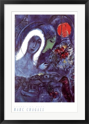 Framed Art Champs de Mars by Marc Chagall | 32 x 21
