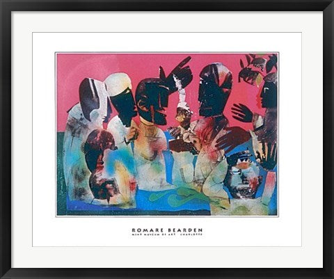 Framed Art Carolina Shout by Romare Bearden | 24 x 30