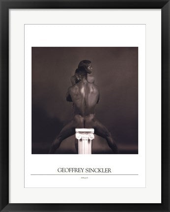 Framed Art Feeling Good (Male) by Geoffrey Sinckler | 24 x 18