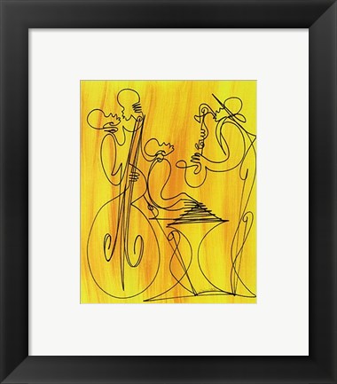Framed Art Musical Love by Sir Shadow | 10 x 8