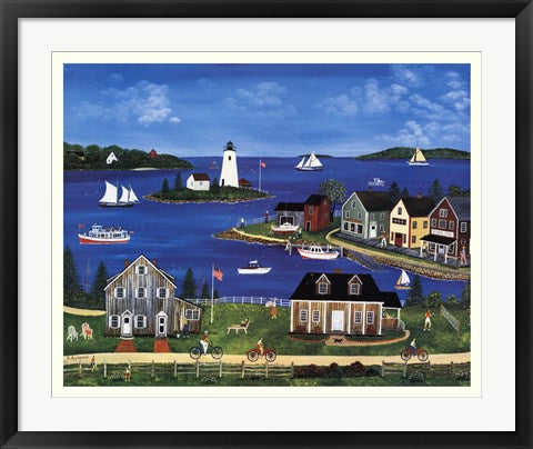 Framed Art A Cove in Summer by Barbara Appleyard | 24 x 29 7/8