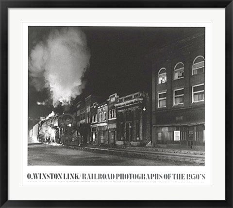 Framed Art Mainline on Main Street, August 29, 1958, Northfork, West Virginia ...