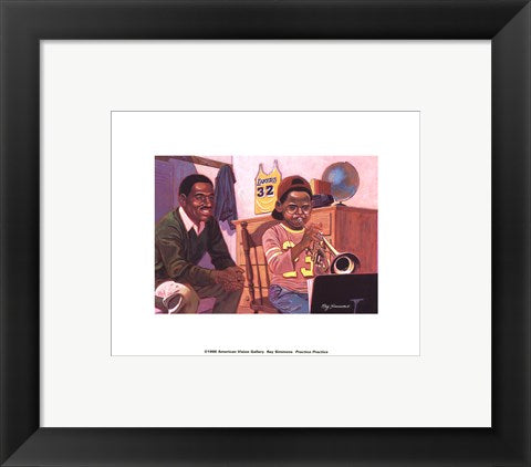 Framed Art Practice, Practice by Ray Simmons | 8 x 10