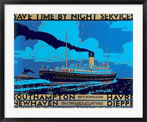 Framed Art Save Time by Night by Kenneth Shoesmith | 24 1/2 x 30 1/2