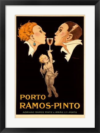 Framed Art Porto Ramos (small) by Rene Vincent | 24 1/4 x 16 3/4