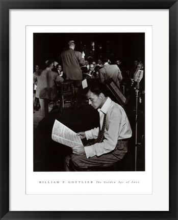 Framed Art Frank Sinatra by William Gottlieb | 24 x 18