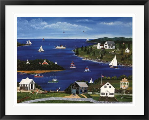 Framed Art Summers in Maine by Barbara Appleyard | 24 x 31 1/2